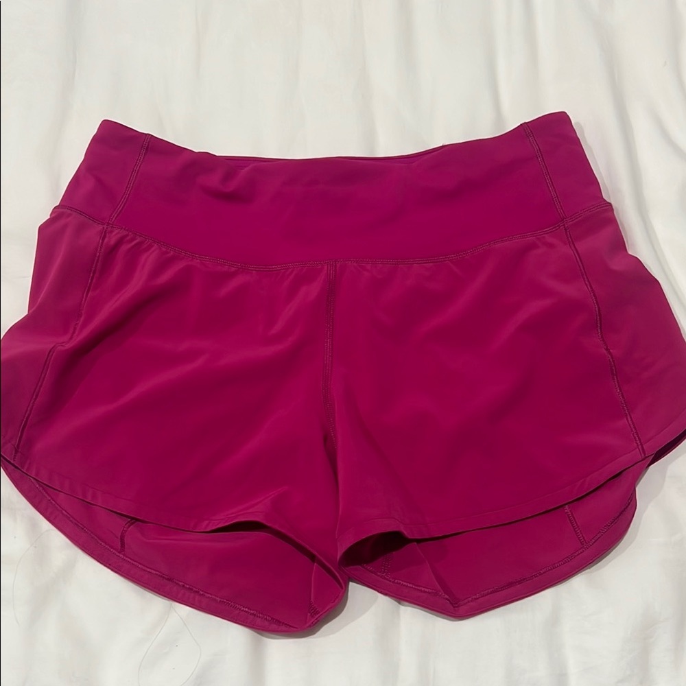 Women's Pink Speed Up Lululemon Shorts